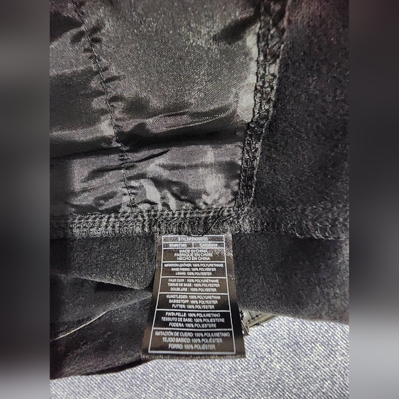 Steve Madden Loren High-Rise Faux-Leather Pants Sz 27 Black - Picture 5 of 9